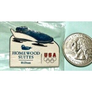 2006 HILTON , Homewood Suites,Olympic Bobsled ,Turin,Italy Winter Games Pin
